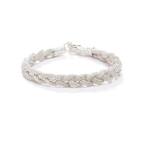 Turkish Hand-woven Silver Bracelet